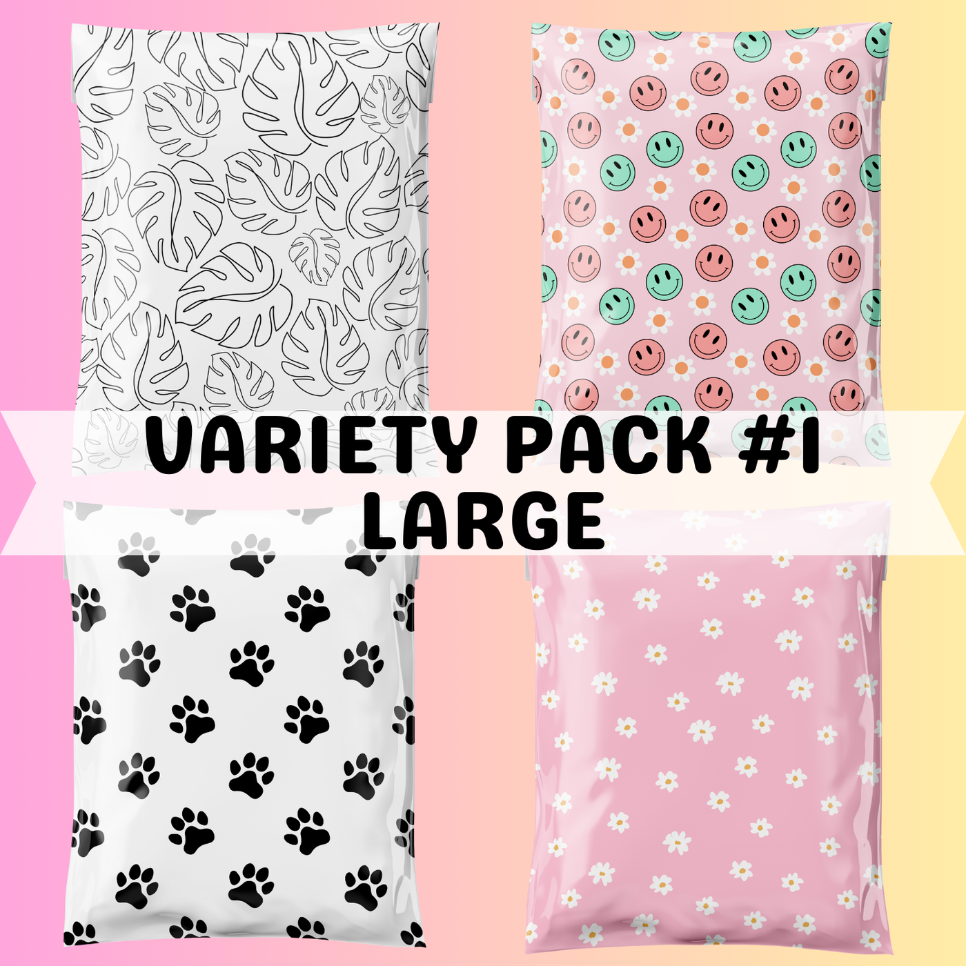 Variety Pack #1 - Polymailers Large